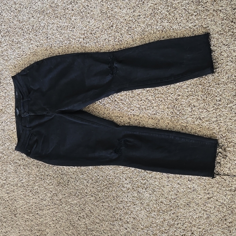 Judy Blue Ripped Knee Black Slim Fit Jeans